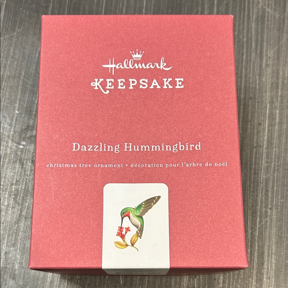 2016 Hallmark Keepsake Dazzling Hummingbird Ornament